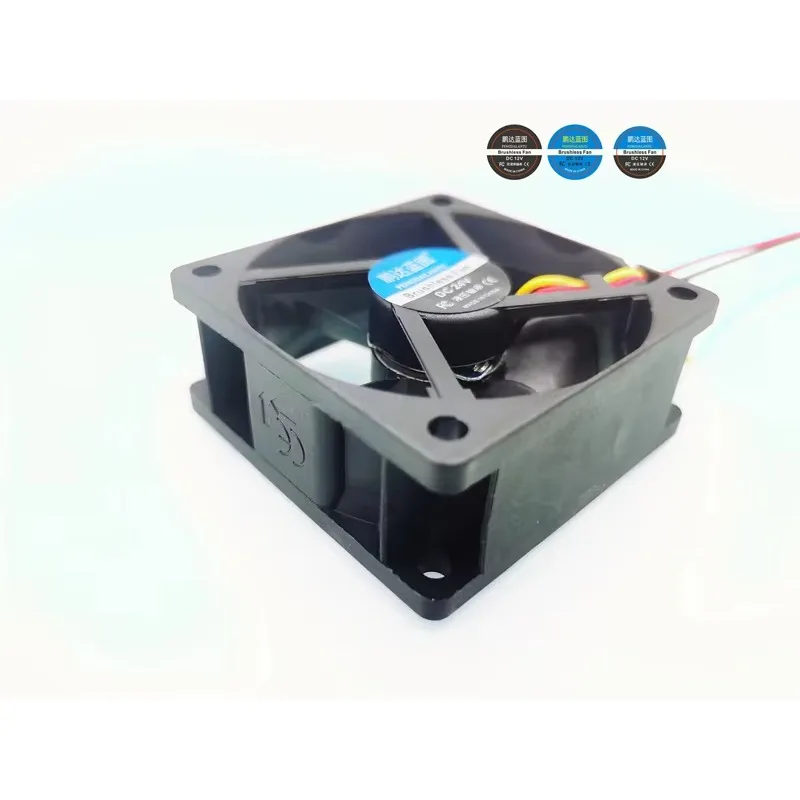 

pa 60*60*25 мм 6025 бесшумный магнитный подшипник 24 В 12 В функция измерения скорости 6 см преобразование частоты вентилятор охлаждения корпуса