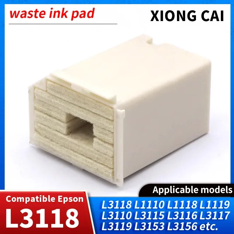 1/3/6pcs L3118  Waste ink bin for EPSON L3258 L3256 L5290 L5298 L3266 L3267 L3268 L3269 L3210 L3200 L3260 Printer Waste ink pad