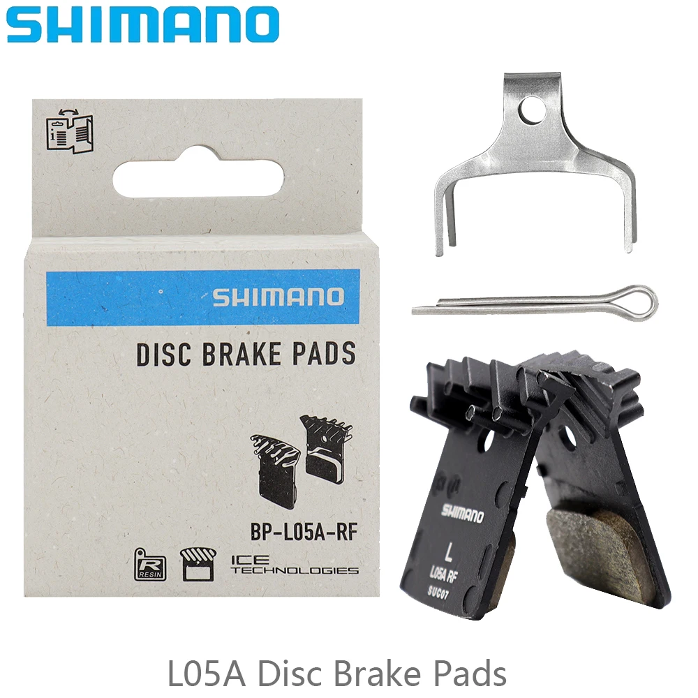 SHIMANO L05A-RF Road Mountain Bicycle Resin Disc Brake Pads Ice Tech For R9170 R8170 R7170 RS805 RS505 RX810 M9100 M8110 M7110