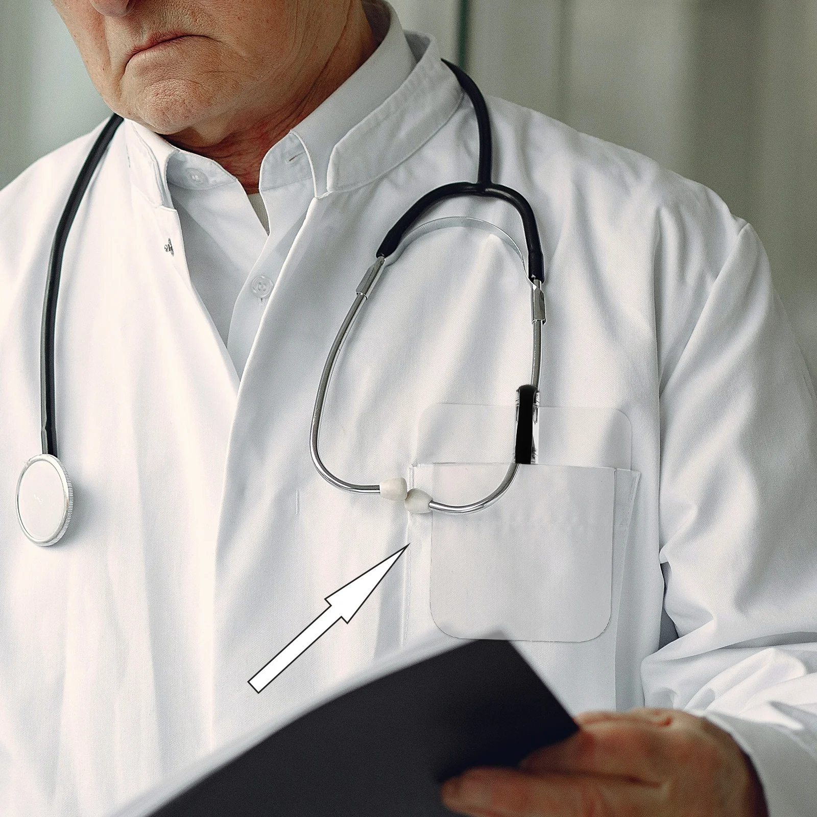 

12Pcs Medical Pencil Bags Transparent Pen Storage Cases Small Portable Nurse Doctor Pen Holders Storage Pouches