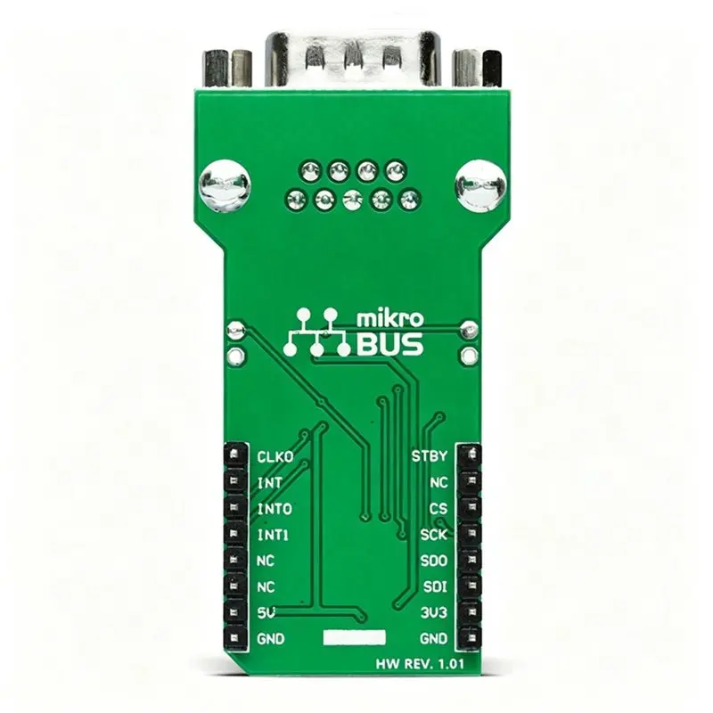 [Portable】 MIKROE-2379 MCP2517FD Click Mikroe Development Board Module ATA6563 Wired-CAN-Click Module