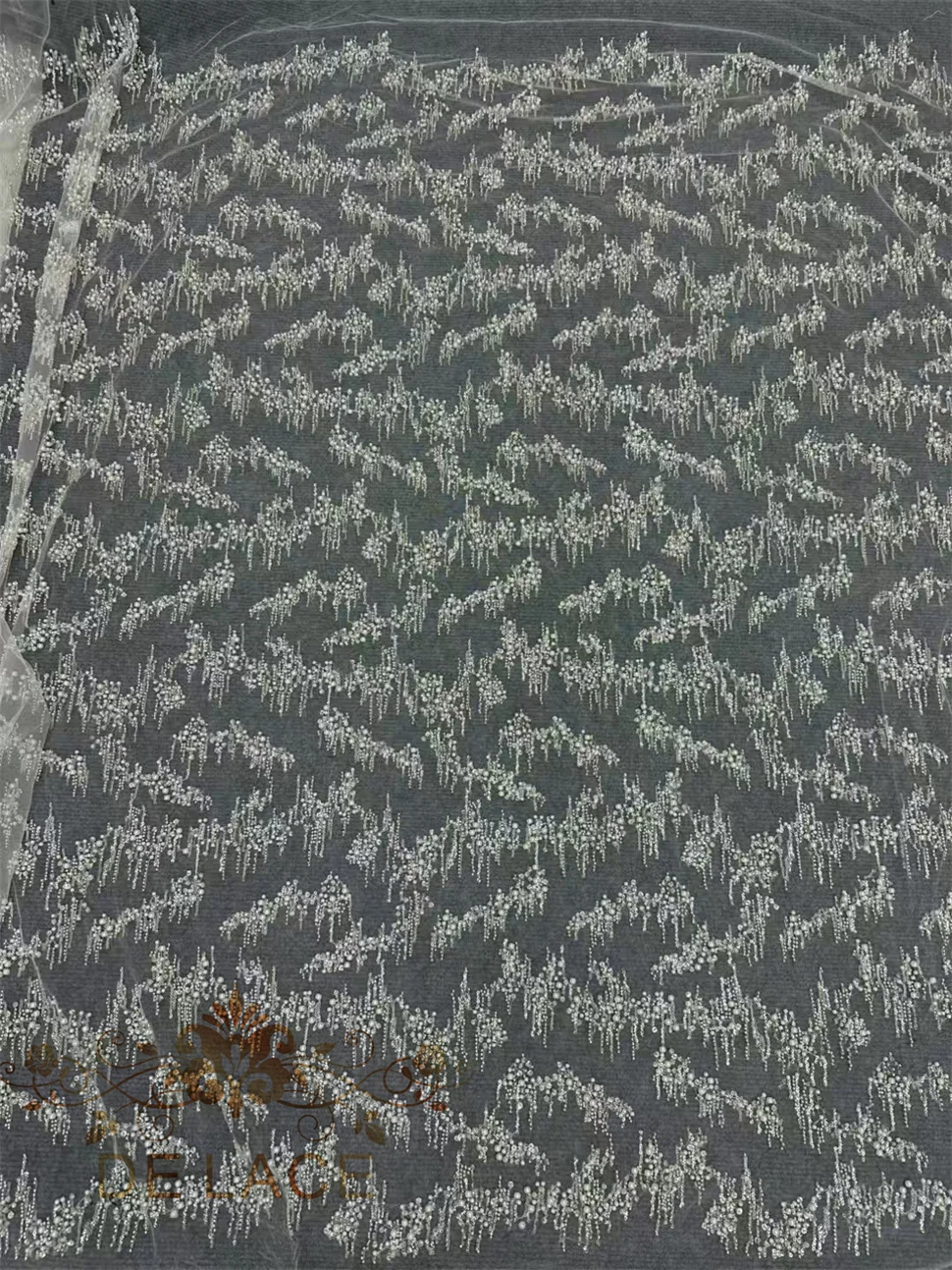 

MY Gorgeous Heavy Beaded Lace High Quality Bridal Wedding Dress Beaded Lace Fabric