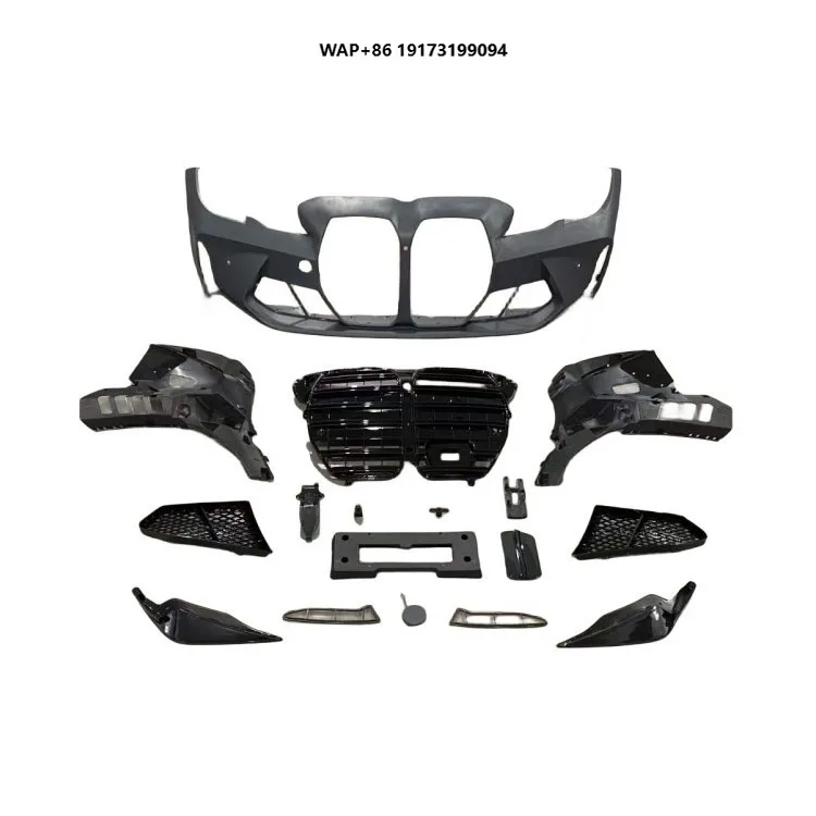 

High Quality New Front Bumper with Grille Assy 1:1 Body Kit for 3 Series G20/G28 2019+ Plug+Play Bolt-On