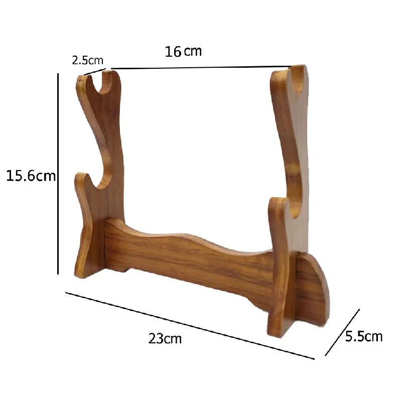 Solid Wooden Sword Display Stand Holder Katana Samurai Sword Tanto Knife Cosplay Sword Magic Wand Storage Rack Bracket