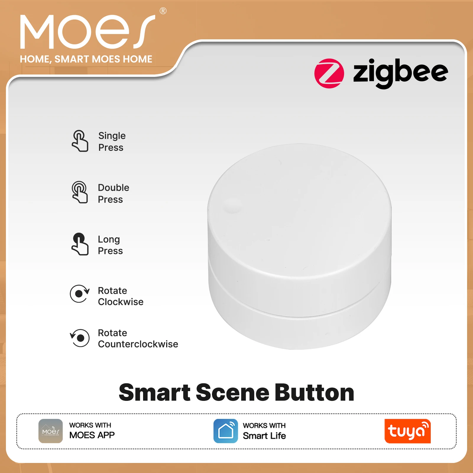 Moes Tuya Zigbee Sm…