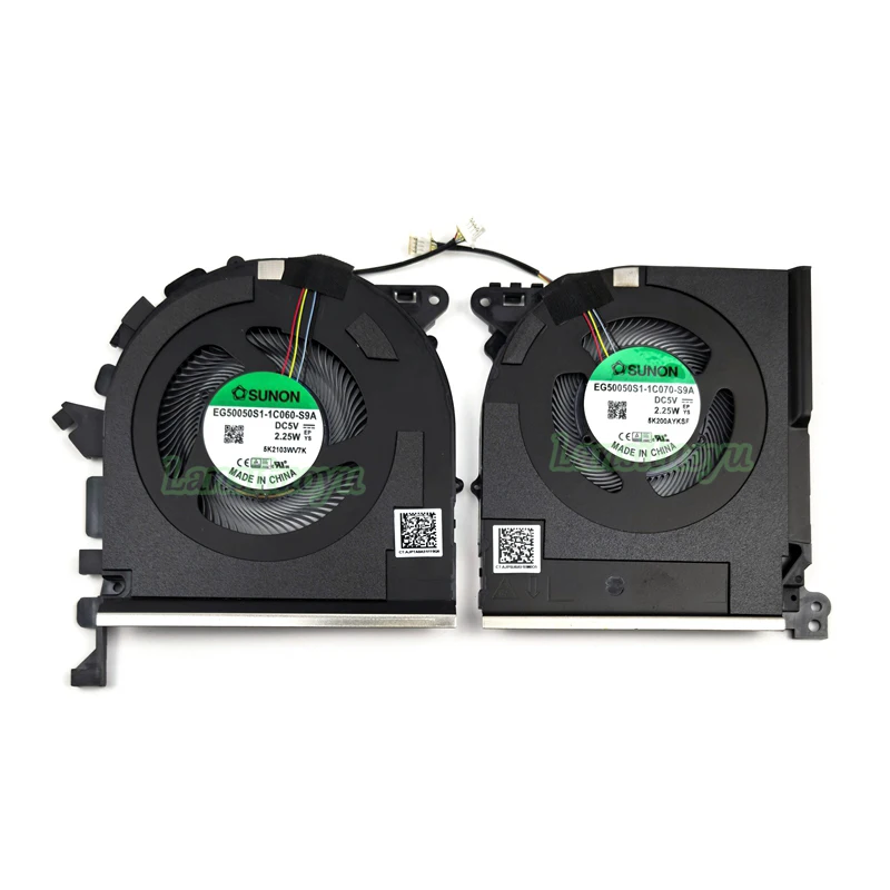 New Laptop CPU GPU Cooling Fan for HP Zbook Studio G7 2020 HSN-C06C Cooler Radiator EG50050S1-1C060-S9A EG50050S1-1C070-S9A DC5V