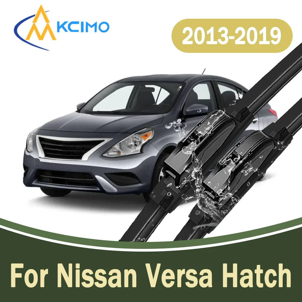 

All-Weather Front Windscreen Wiper Blades For Nissan Versa Hatch E12 2013-2019 Silent Car Windshield Replacement Parts 2Pcs