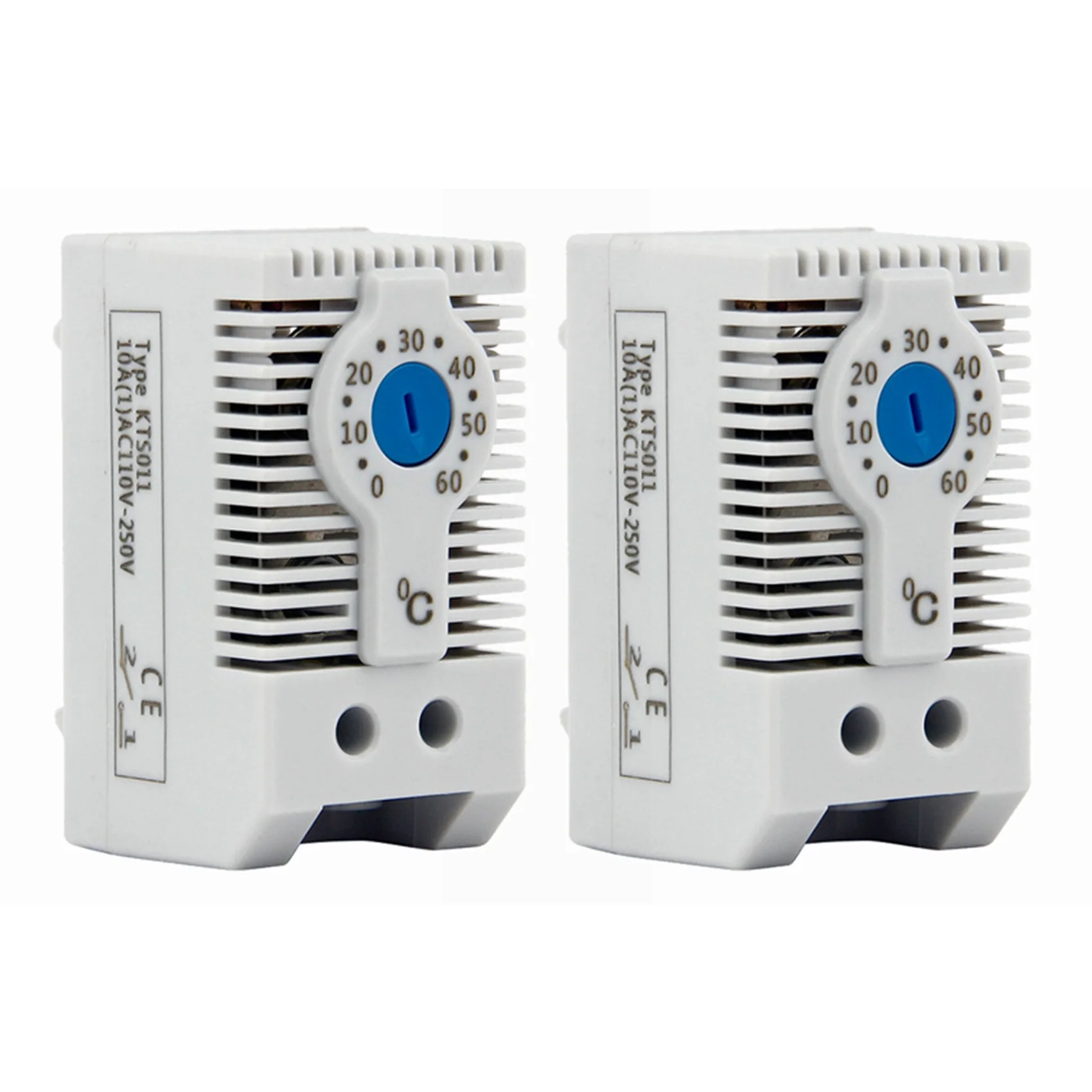 RALCA-2X KTS011 NO Normally Open Adjustable Mechanical Temperature Controller Cabinet Thermostat Din Rail,Used For Cooling