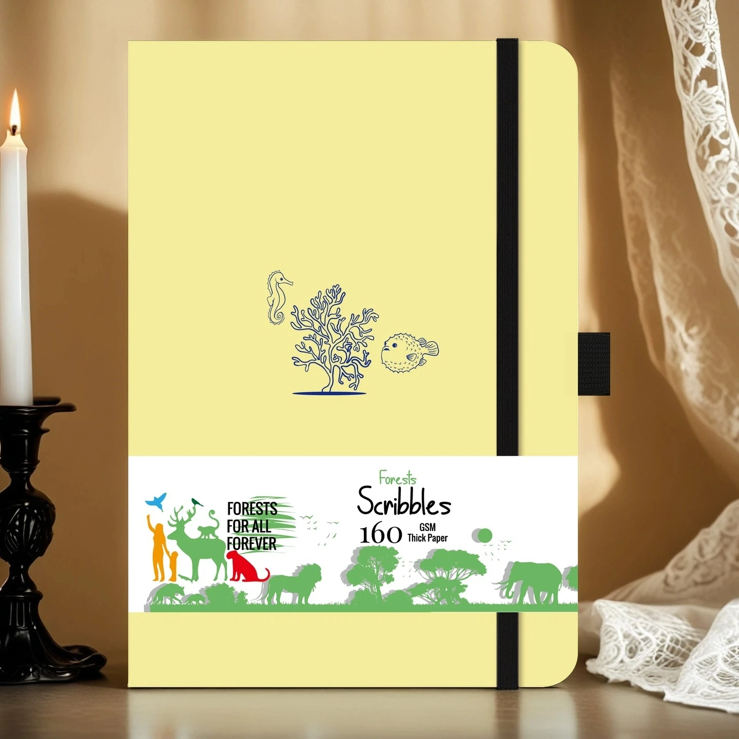 Cuaderno de cuadrícula de puntos de PU premium: diario BUKE A5, páginas de 160 g/m2, plano, numerado para la planificación de Bujo