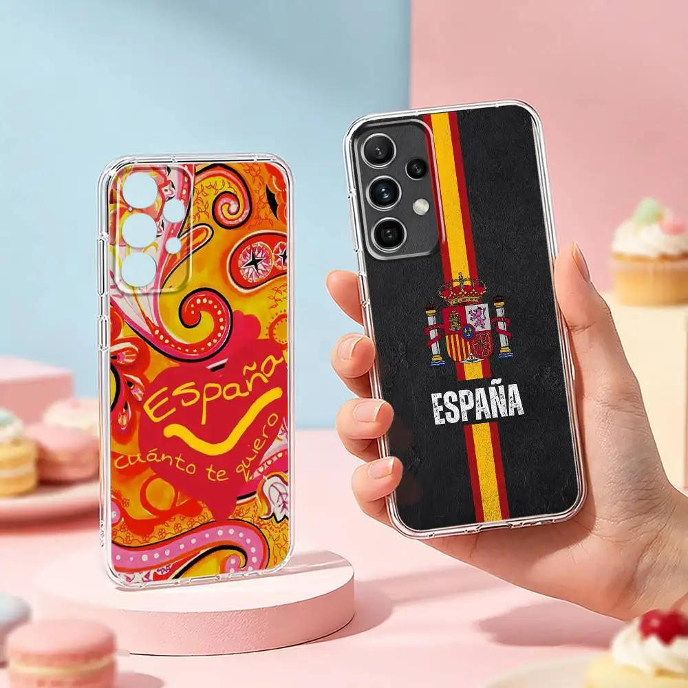 S-Spanish Cultural Aesthetics phone Case For Samsung S25,24,21,22,23,30,Ultra,20,Plus,Fe,Lite,Note Transparent Cover