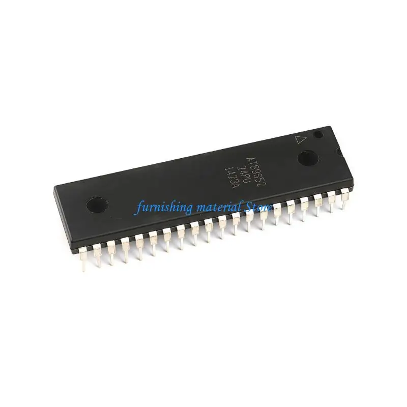Y5GD Plastic Shell AT89C52 24MHz Microcontroller DIP40 Format for Electronics Prototyping and Learning Development Boards