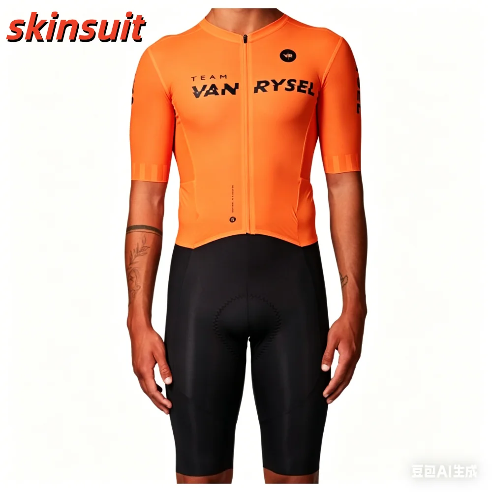 

Print On Demand Custom Trisuit Triathlon Skinsuit Clothing Jumpsuit Swimming Cycling Running Wetsuit RT Competition Apparel