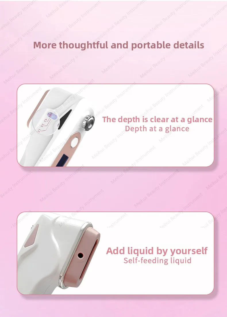 2025 أداة تجميل منزلية جديدة، جهاز تجديد البشرة بالموجات فوق الصوتية، رفع وشد بشرة الوجه