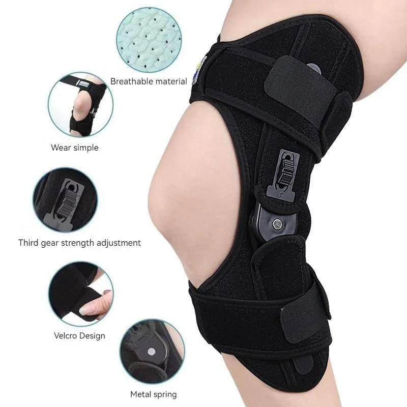 1/2pcs Knee Brace Adjustable Compression Patella Support Booster for Knee Stability Recovery Arthritis Tendonitis Pain Relief