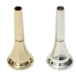 Bocchino professionale in corno francese placcato oro argento metallo lega di rame corno francese strumenti musicali