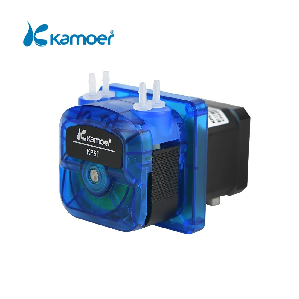 

Kamoer 30-65ml/min KPST Peristaltic Pump 24V Stepper Motor Single/Double Tubing Easy to Replace Norprene Tubing Dosing Pump