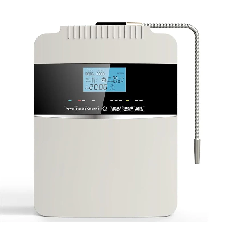 Kangen Water Alkaline PH Water المؤين فلتر مياه الهيدروجين مع 8 أطباق pH 2.5-11.2 مياه قلوية وحمضية #5