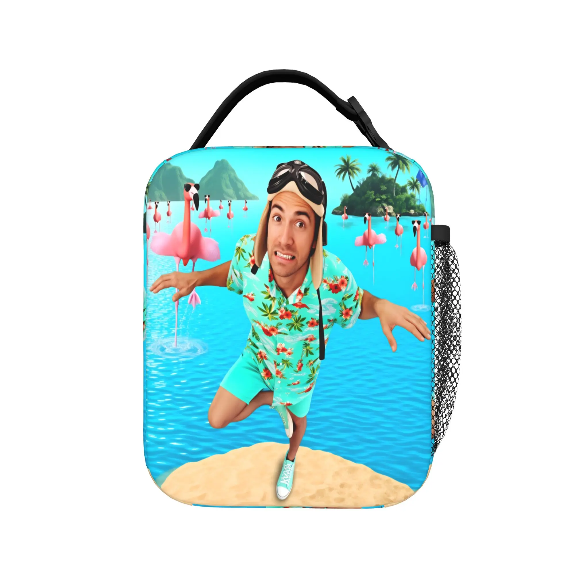 Danny Go Animated Programs Lunch Bag  Portable Lunch Box Child School Graphic Cooler Bag Funny Oxford Tote Food Bags