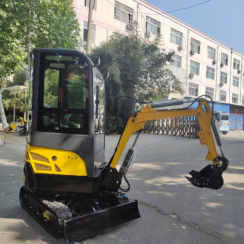 โรงงานที่กําหนดเองขายร้อนที่ถูกที่สุดไฮดรอลิก Mini Crawler Excavator สําหรับใช้ในบ้านใหม่ mini multifunction swing boom excavator