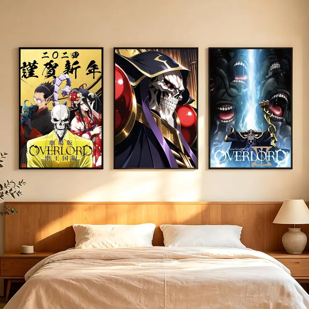 anime Overlord III Poster Poster HD Printing Comfortable and Fresh Style Wall Art Home Decor Living Room Cafe Gift