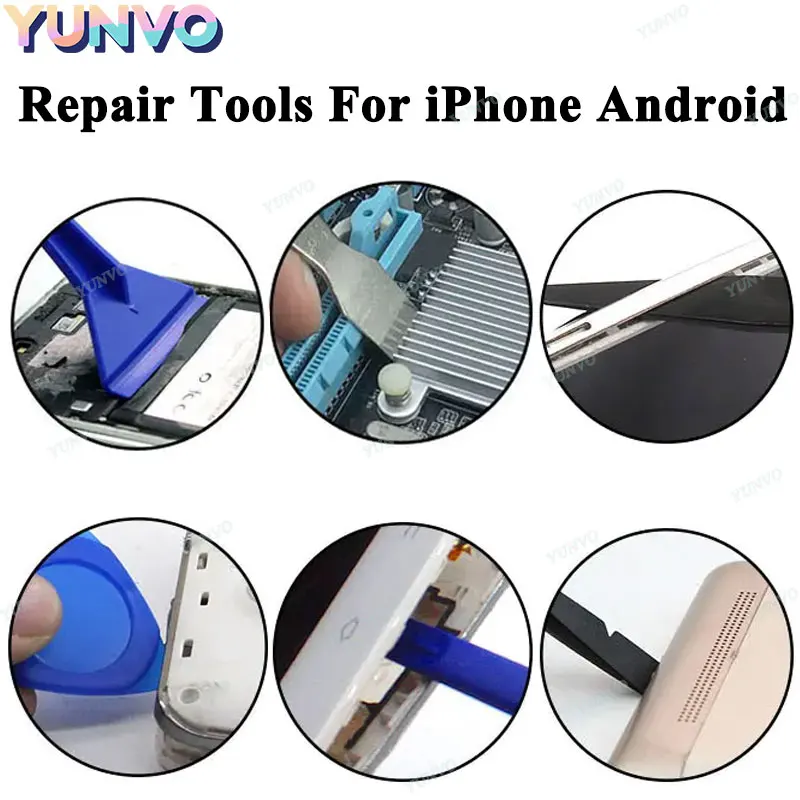 Kit de Herramientas de Plástico Universal para Abrir Pantallas de iPhone, Móviles y Laptops 6