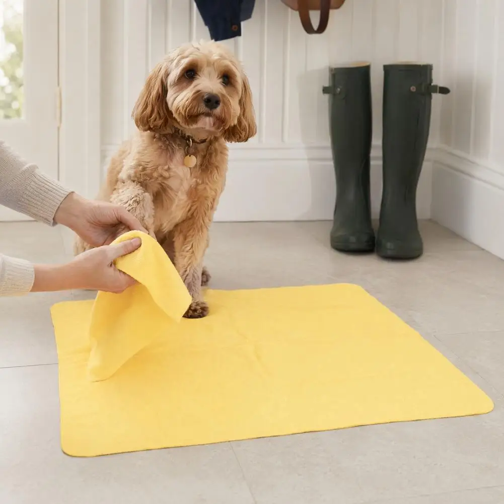 Soft Pet Drying Towel Super Absorbent Pet Towel for Dogs Cats Soft Grooming Drying Towel Highly Absorbent Bath Shower Pet Cloth