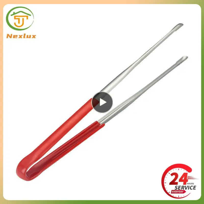 Shiny And Glossy Construction Stainless Steel Pliers Grip Anti Slip Design Barbecue Tongs Non Stick Easy To Clean Steak Tongs