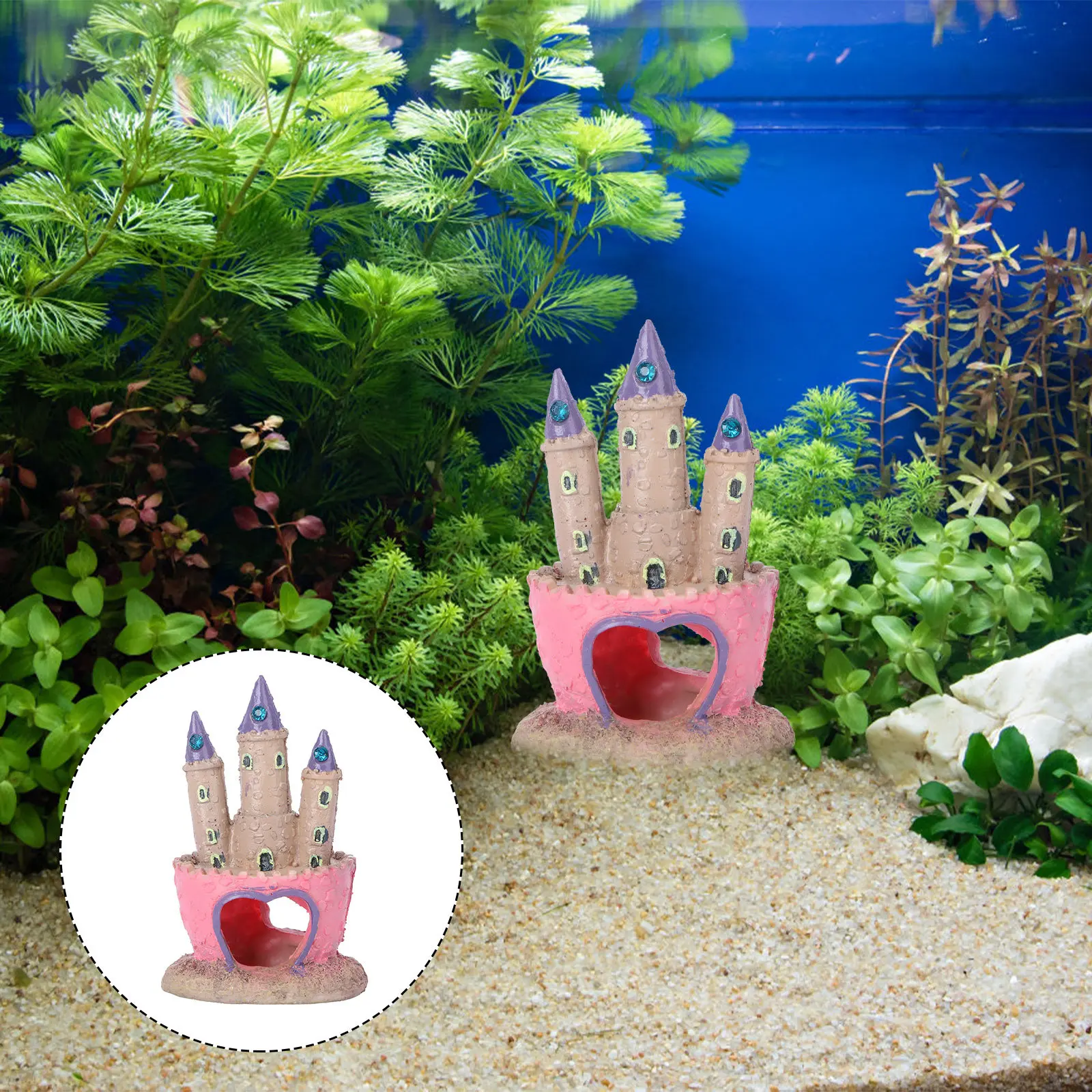 Aquarium Fish Unique - Décoration de château de dessin animé