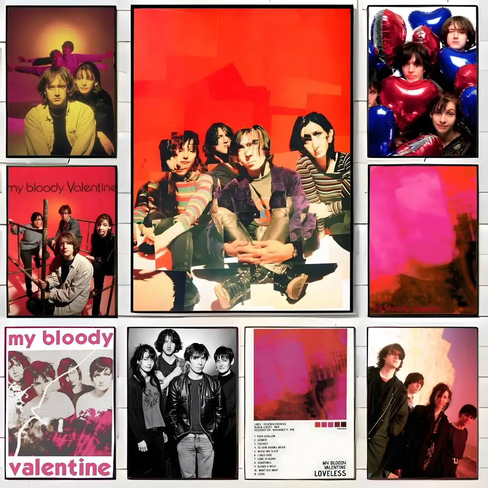 Dreamy Album M-My Bloody Valentine Loveless Poster Wall Art Print Decorative Mural Home Decor Gift Unframed