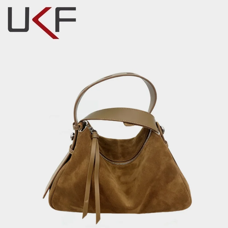 

UKF Large Capacity Shoulder Bag for Women Luxury High-Quality Armpit Crossbody Handbag Commuter Shopper Bag сумка женс