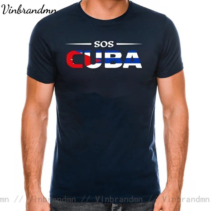 SOS Cuba Free Cuba T Shirt Women Men Cuba Pride tshirt Camisa Nuestra Cuban Flag T-shirt Streetwear Harajuku Tee Shirt Camisetas