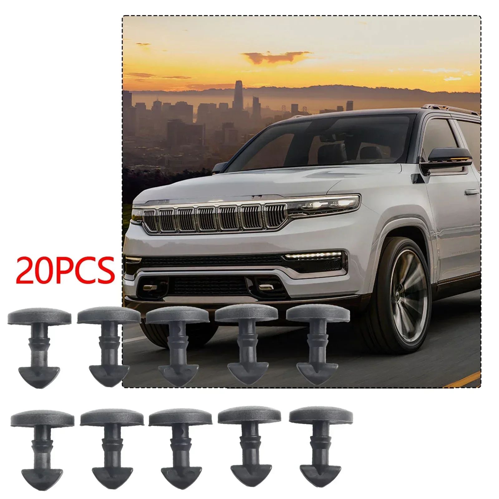 

Protect Your Car Easy to Install 20 Bumper Towing Eye Hook Cover Clips for Land Rover Discovery 3 4 DYR500010