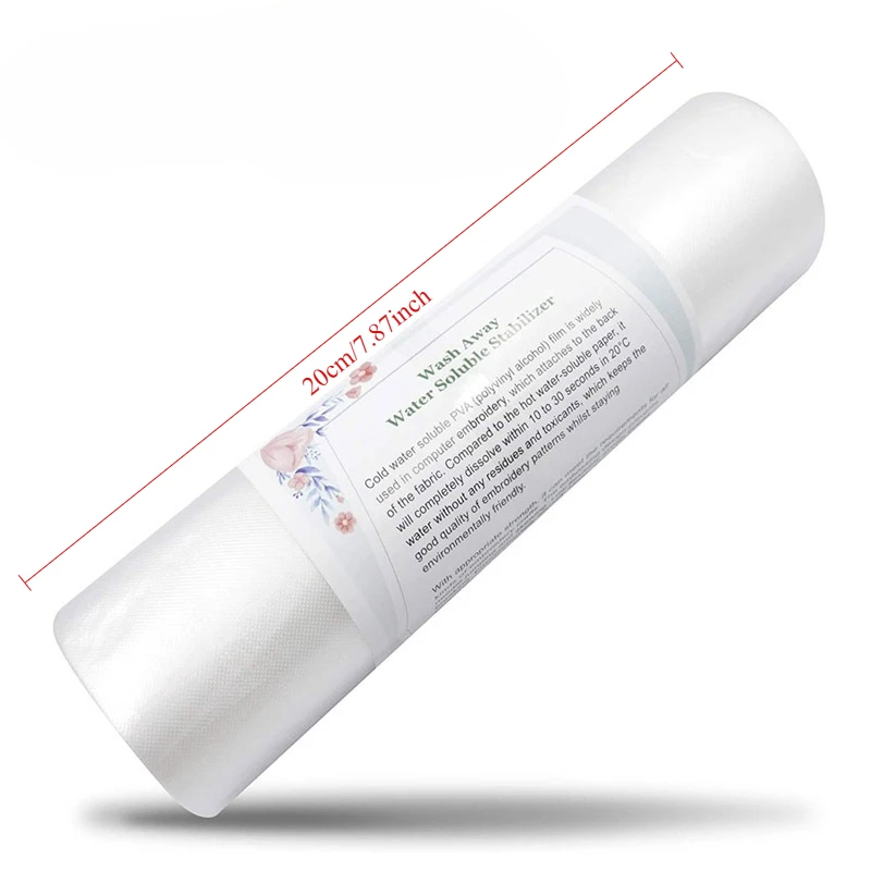 Small Size Water-soluble Film PVA Degradation Film Embroidery Lining Cloth Embroidery Film