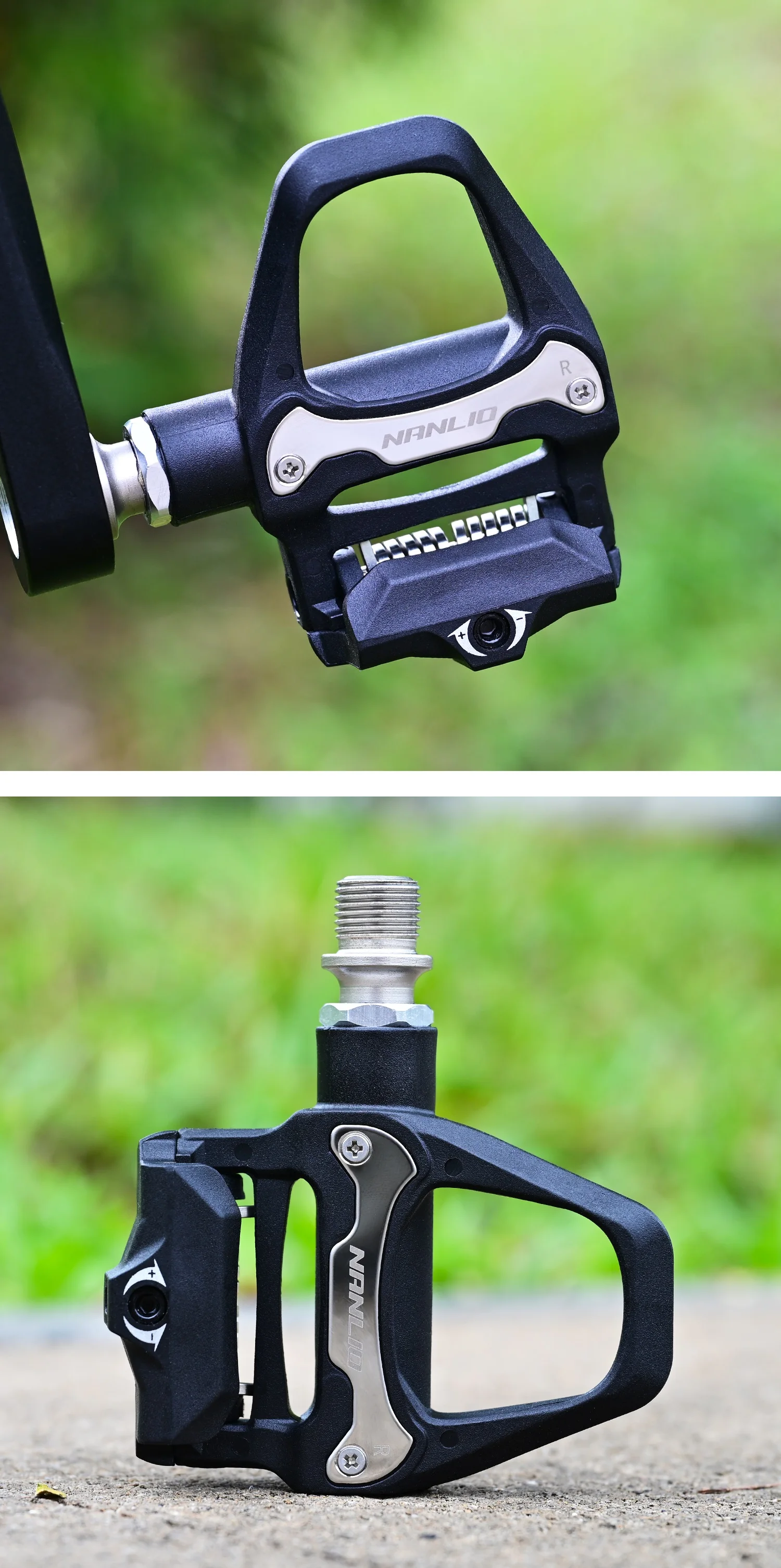 Nanlio SPD-SL Rennrad-Pedale, Klickpedale mit 6 ° Stollen, Leichtes Hybrid-Nylon/Legierung, abgedichtetes Lager (Bestseller) – Detail 24