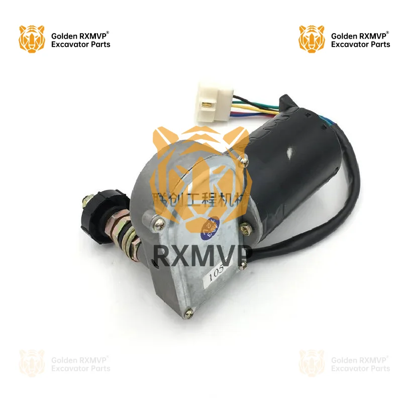 For Foton Lovol Xcmg 55 60 65 80 85 Lishide Wiper Motor Assembly Wiper Excavator Accessories