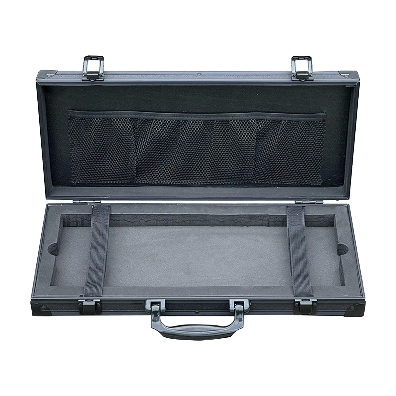 Hard Case for Keyboard Water Resistant Portable Padded Keyboard Bag (Black)