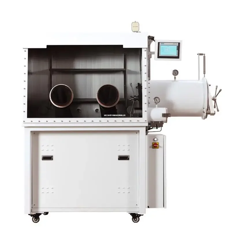 Vacuum Glove Box, Lithium Battery Stainless Steel Negative Pressure Recycling Operation Box Purification Cabinet