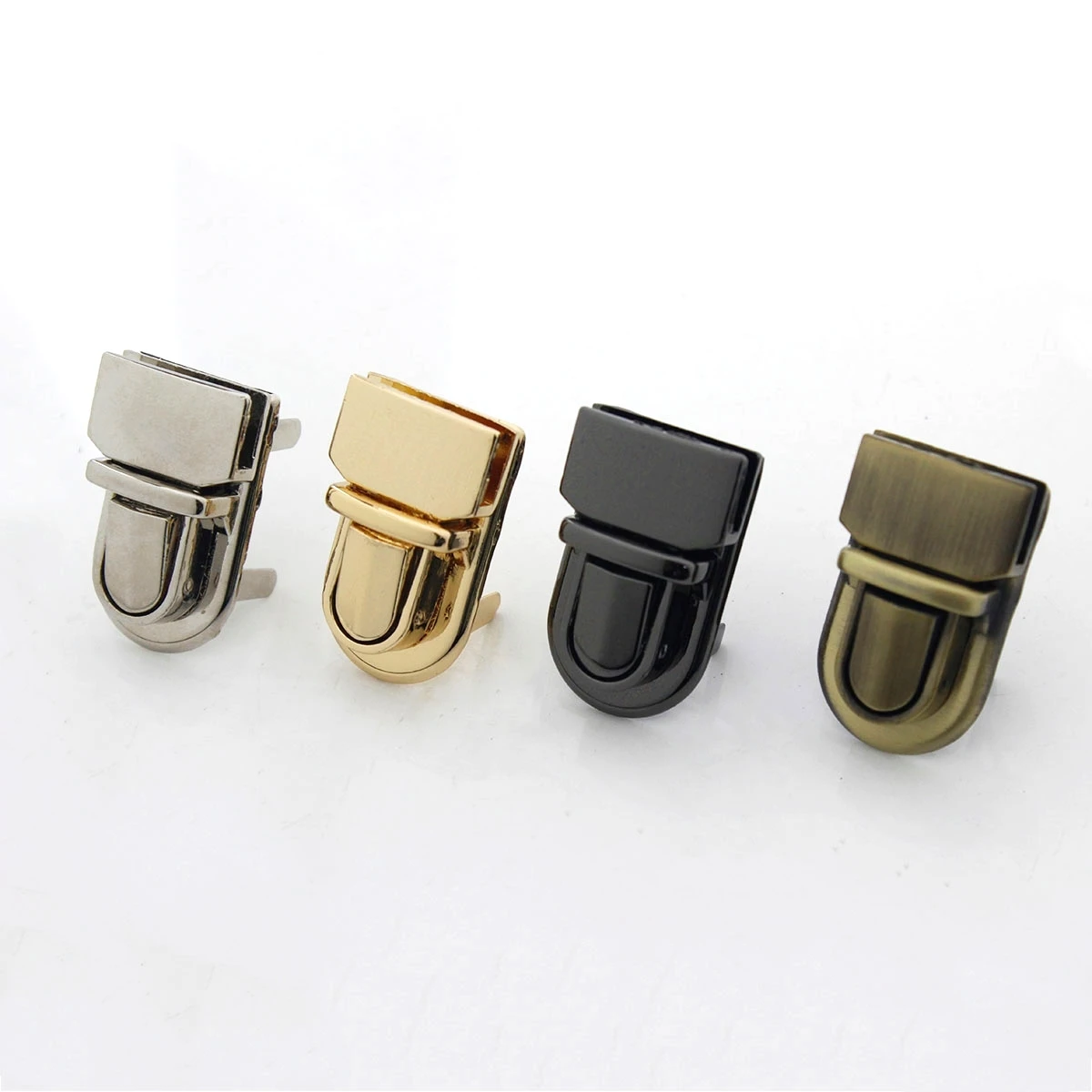 1pcs Metal Durable Buckle Tongue Lock Push Lock For DIY Handbag Bag Purse Luggage Hardware Closure Bag Parts Accessories