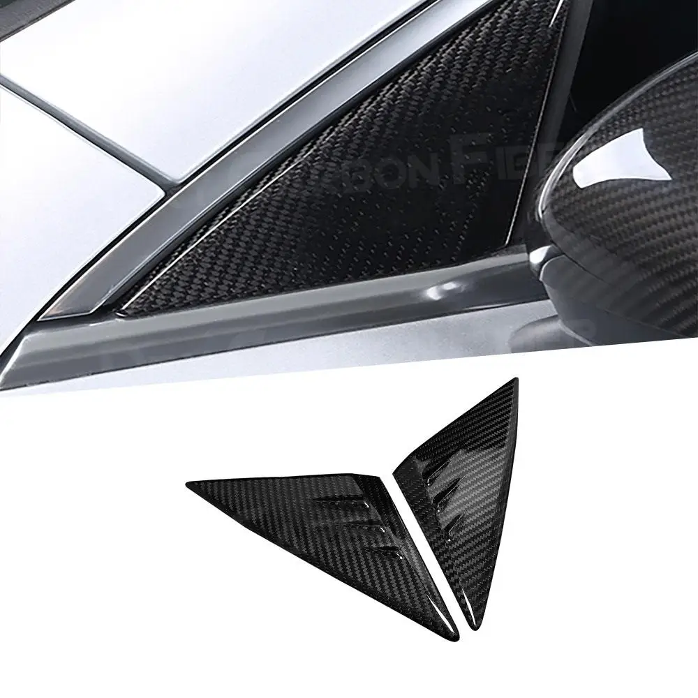 Carbon Fiber Car Interior Sticker Air Vent Outler Car Decoration For Mercedes Benz CLA A Class W118 CLA200 260 A180 AMG 2020