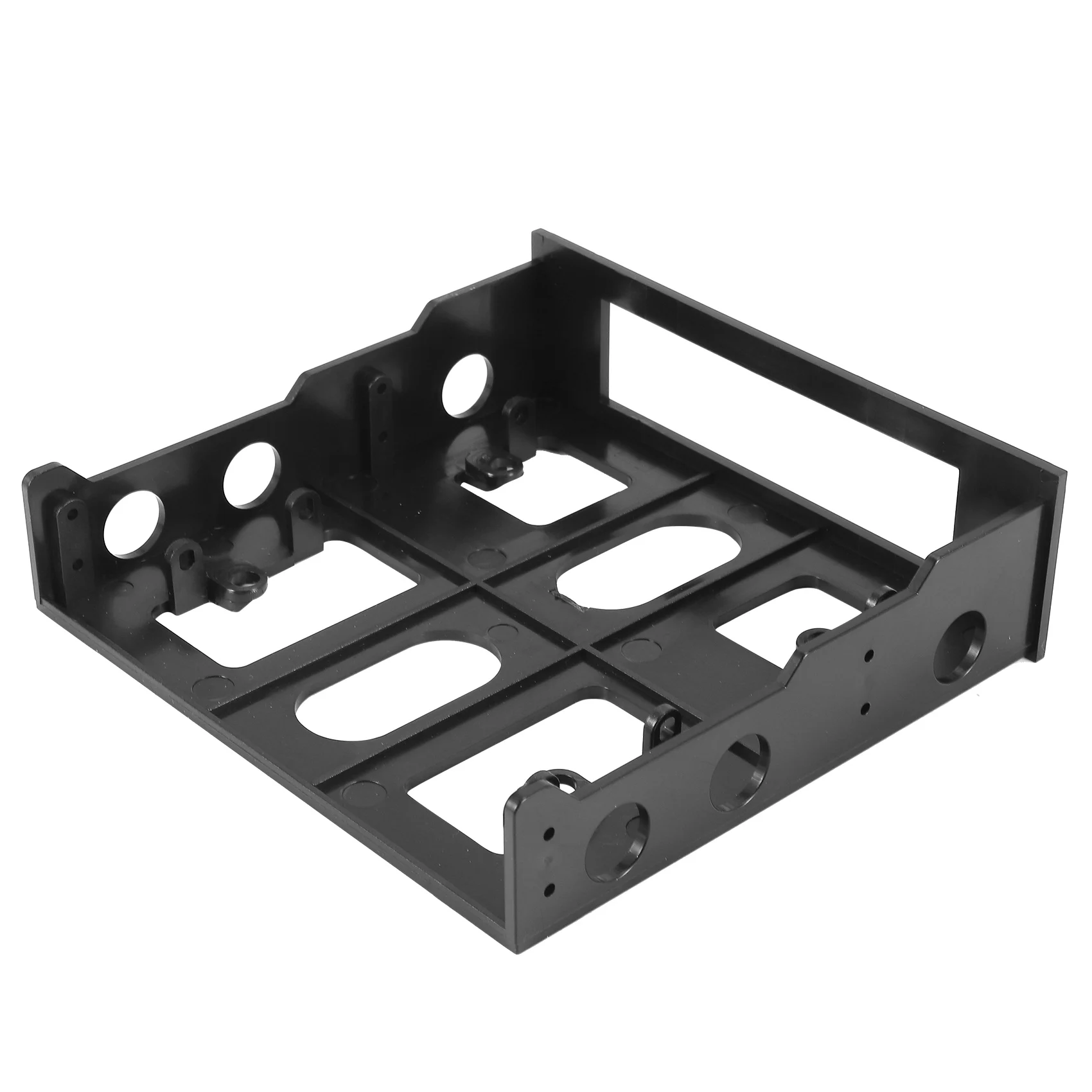 3.5 hingga 5.25 Hard Drive Bay Front Bay Bracket Adapter, pasang perangkat 3.5 inci di 5.25In Bay