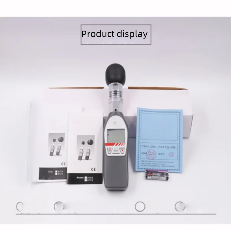 Az8758 Digital WBGT Checker Wet Bulb Globe Temperature Tester Heat Stress in Direct Sunlight(OEM Packaging Service Available