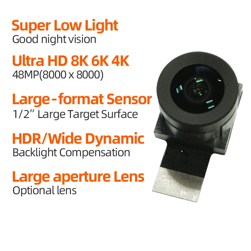 GOOD 48MP IMX586 Computer 8K Live Streaming Camera CCTV Lenses Module for Outdoor & Indoor Surveillance