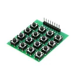 8pin 4x4 4*4 Matrix 16 Keys Button Keypad Keyboard Breadboard Module Mcu for arduino Diy Kit