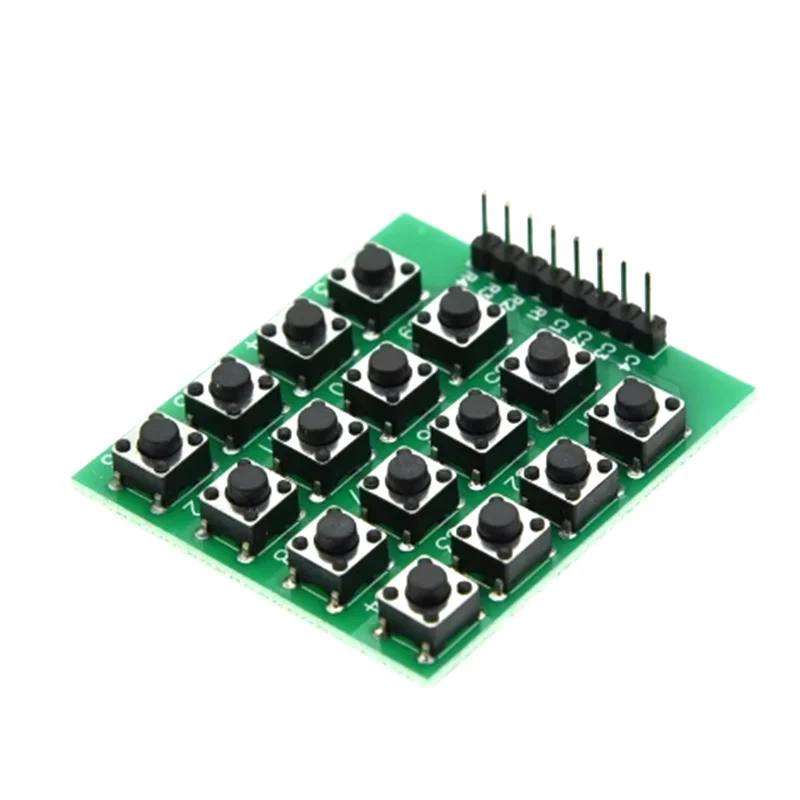 8pin 4x4 4*4 Matrix 16 Keys Button Keypad Keyboard Breadboard Module Mcu for arduino Diy Kit