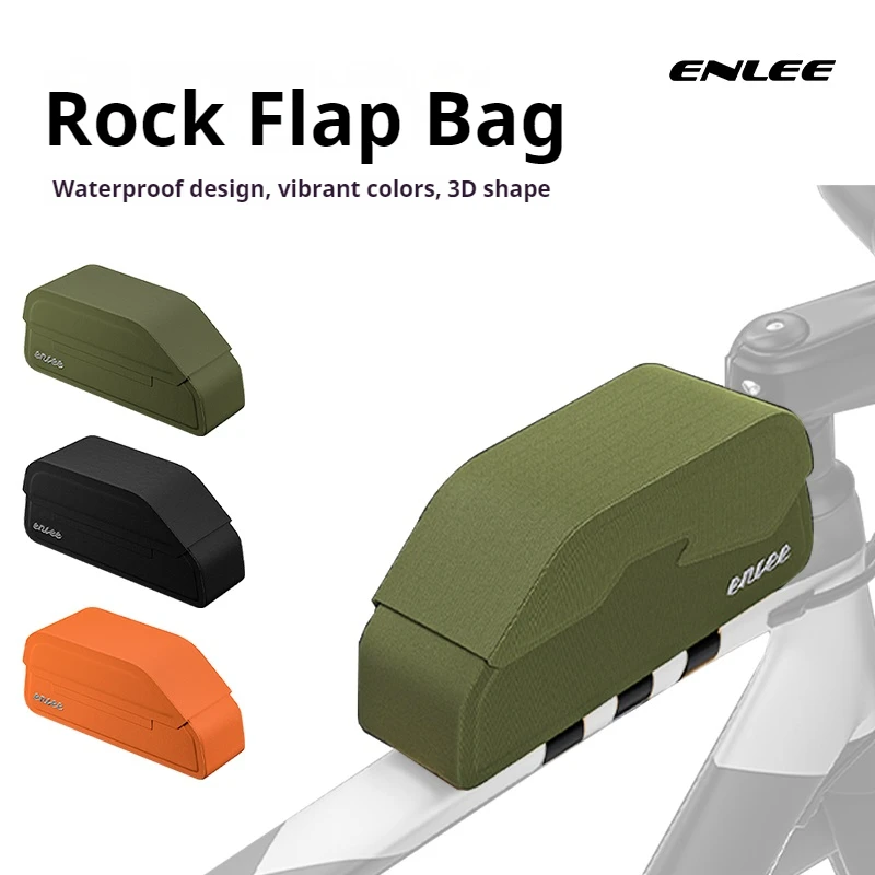 ENLEE Fahrradtasche Outdoor Radfahren Top Tube Beam Bag Outdoor Mountain Road Bike Rahmen Top Tube Bag Magnetische Flip Bag