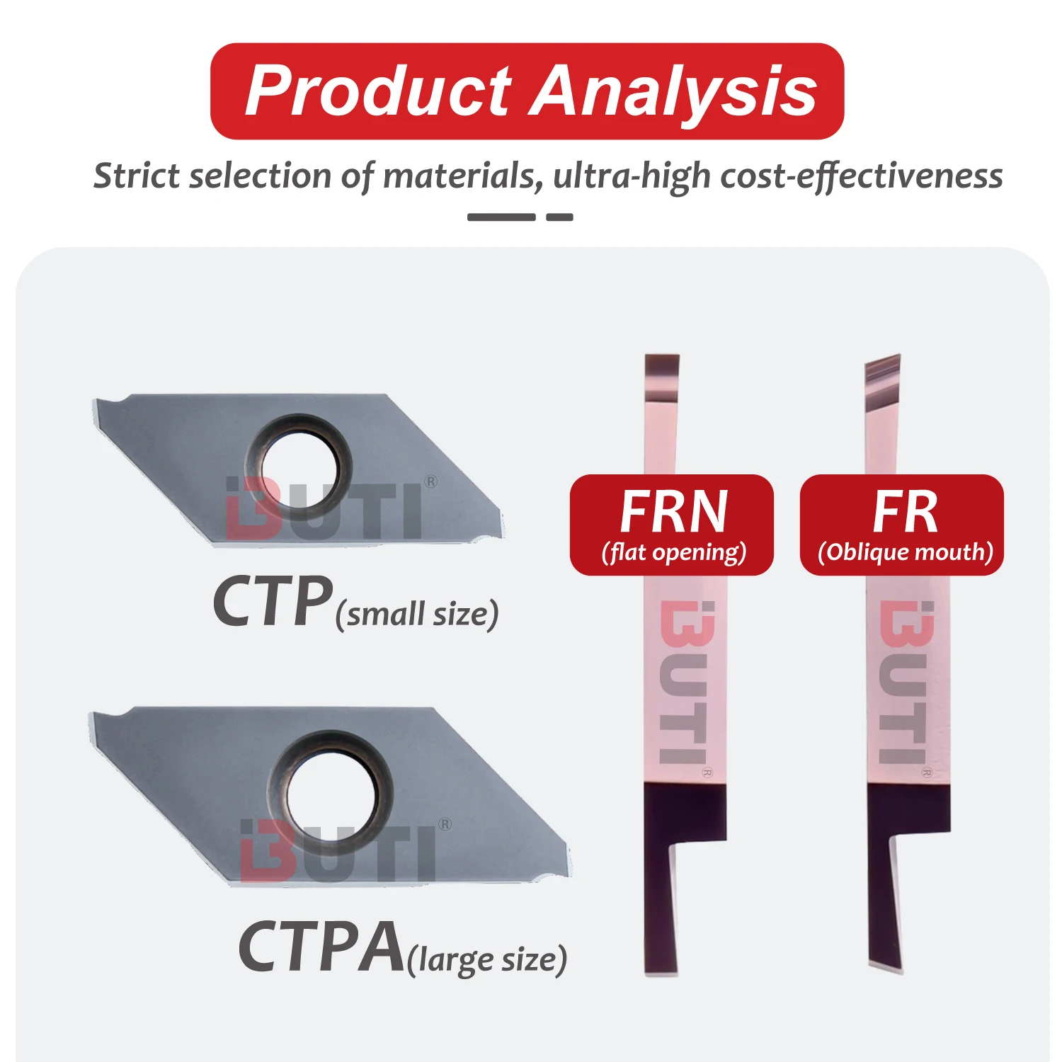 

CTP20FR LDA CTP15FRN LF6118 CTPA20FR K15 CTP/CTPA series DESKAR Original Numerical Control Double Head Oblique Mouth Flat Insert