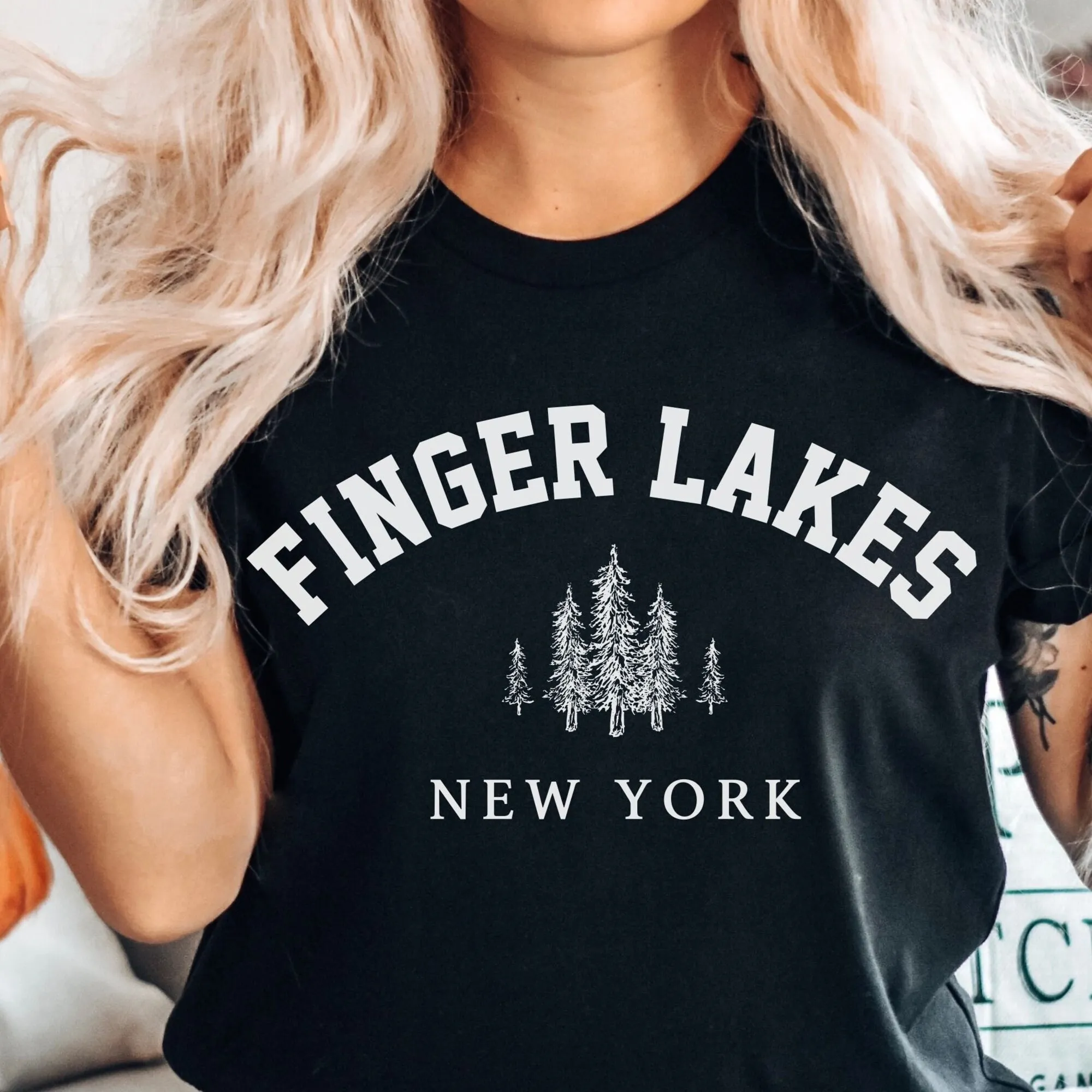 Finger Lakes New York Shirt, Soft and Comfortable T-shirt, Unisex