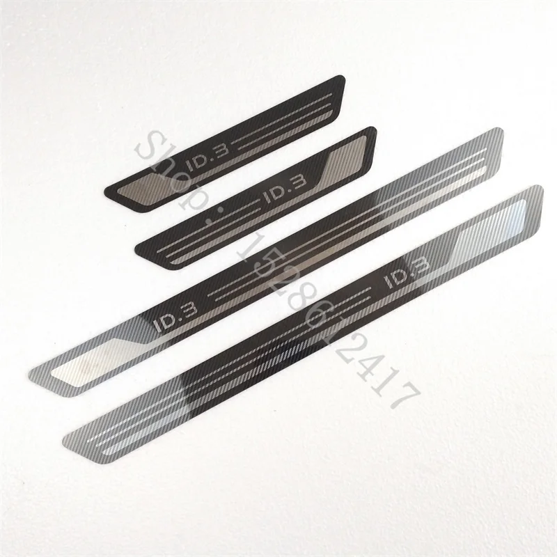 For VW Volkswagen ID.3 ID3 2020~2025 car door sill protector Thresholds car door guard Stickers Accessories door edg guard