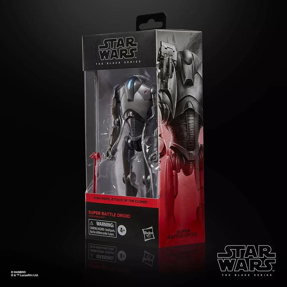 

[В наличии] Оригинальный Hasbro Star Wars The Black Series Super Battle Droid (Атака клонов) 6-дюймовая экшн-фигурка, модель игрушки