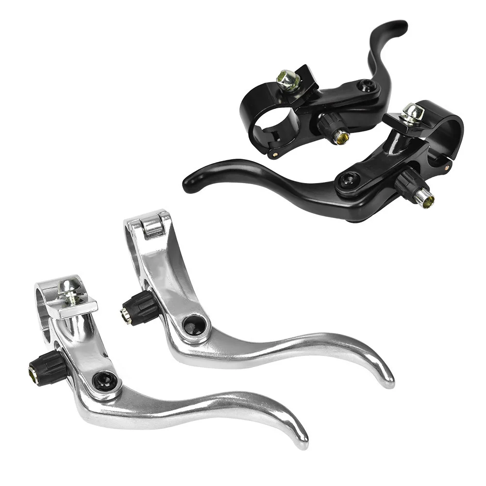 New 2Pcs Aluminum Alloy 24mm Mountain Bike Disc Brake  Handle Level Cycling Accessory Bike Brake Lever  Brake Accessories